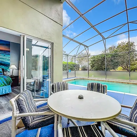 Beach Theme Vacation Poolspa Home Mins To Disney Orlando Exterior foto