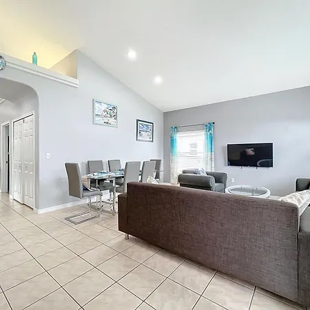 Beach Theme Vacation Poolspa Home Mins To Disney Orlando Exterior foto